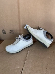 ECCO Golf BIOM Hybrid 3 Shoes Gore-Tex Women Size 9-9.5 EUR 40 White YAK Leather - Picture 1 of 5