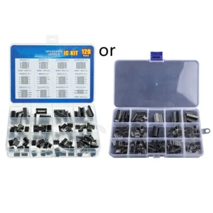 120 Pcs Opamp Timer Darlington Phototcouple IC Chips LM324N LM339N LM358P LM393 - Afbeelding 1 van 8