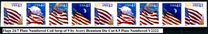 Flags 24/7 Avery Dennison Die Cut 8.5 PNC9 Scott's 4240 - 4243 or 4243a V1111 - Picture 1 of 2