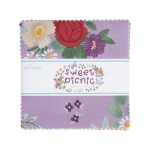 "Sweet Picnic" by Natalia Juan Abello for Riley Blake 5" stacker, 42 precuts - Picture 1 of 2