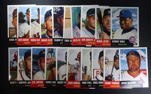 1999 Topps Gallery Baseball 1953 Heritage 20 Card Complete Set Griffey Jr Jeter - Picture 1 of 3
