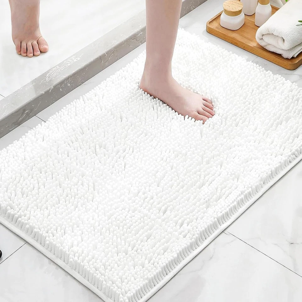 30 x 20 дюймов — мягкий уютный плюшевый шенильный коврик для ванной с высокой степенью впитывания ковер для ванной - Изображение 1 из 1