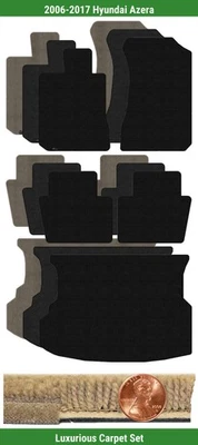 Juego de alfombrillas Lloyd Custom Luxe para Hyundai Azera 2006-2017 (5 piezas) #STP Foto 1 de 4