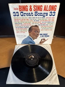 Bing Crosby Join Bing and Sing Along Vinyl LPM-2276 B8 VG - Picture 1 of 4
