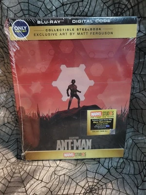 Ant-Man 2015 Blu-ray + Digital Code Best Buy Exclusive Steelbook Marvel NEW MCU  - Image 1 of 2