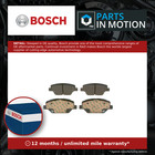 Brake Pads Set fits VAUXHALL INSIGNIA B 1.6D Front 2017 on Bosch 84120877 New