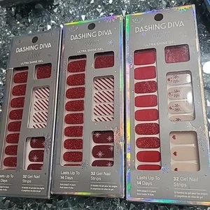 Lot Of 3 Dashing Diva Gloss New - Picture 1 of 2