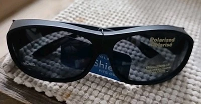 Protector Solar Se Ajusta Sobre Tus Gafas Gafas Gafas de Sol Negro Mate M/L, ¡NUEVO CON ETIQUETAS! Foto 1 de 4