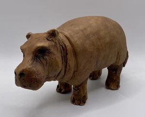 VTG Becky Gray Handmade Ceramic Art Pottery HIPPO Whistle Sculpture, Signed. - Picture 1 of 15