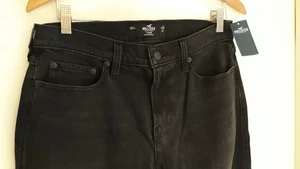 Hollister New Straight leg mens 32x35 black - Picture 1 of 5