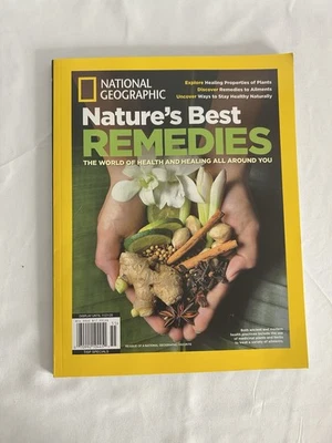 NATURE'S BEST REMEDIES NATIONAL GEOGRAPHIC 2025 Reissue MAGAZINE HEALTH HEALING Foto 1 de 2