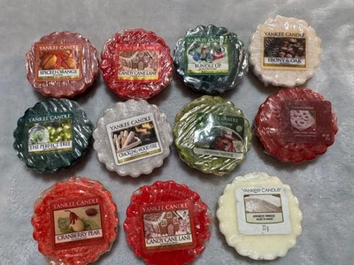 Yankee Candle Wax Melt Tarts Bundle x 11  lot Home Fragrance festive Christmas  - Image 1 of 3