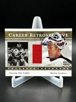Martin Brodeur 2003/04 ITG Signature Series Career Retrospective Jersey card GJ - Image 1 of 2