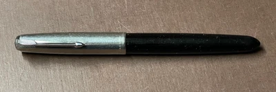 Pluma Estilográfica Parker 51 Negra Aerométrica 14K Plumín Escribe Bien Foto 1 de 4