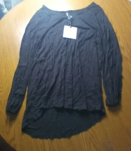 Agnes & Dora (Size L) Black Everyday Balloon Long Sleeve TEE (NWT) - Picture 1 of 8