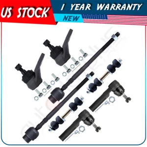 For 1985-1992 Cadillac Fleetwood 8Pcs Ball Joints Steering Sway Bar Tie Rod End - Picture 1 of 11