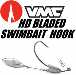 VMC Heavy Duty Bladed Swimbait Jig Hook - With Spring Keeper - Choose Size - NEW - Picture 1 of 1