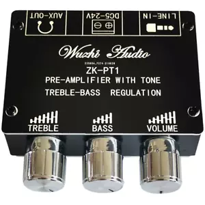 Preamplificatore stereo decodificatore Bluetooth 5.0 con scheda tono modulo bassi alti - Foto 1 di 8