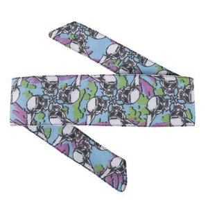 Diadema HK Army - Ropa hostil vintage - Calaveras azul/rosa - Imagen 1 de 2