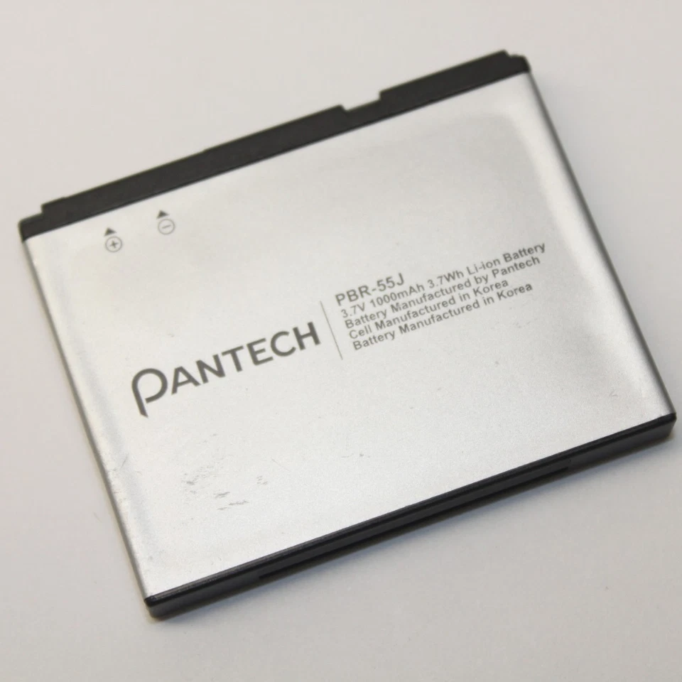 Paquete de baterías OEM Pantech PBR-55J Li-Ion 3,7 V 1000 mAh para teléfono celular Swift P6020 Foto 1 de 1