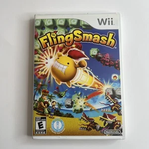 Fling Smash (Nintendo Wii, 2010) CIB Complete Video Game W/ Manual - Picture 1 of 5