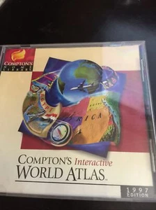 Compton's Interactive World Atlas CD - Version 1.1 - 1997 Edition - Picture 1 of 3
