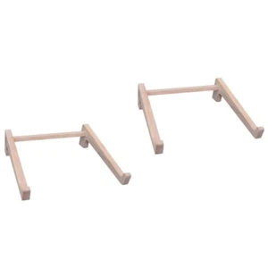 2 Pack Massivholz Computerständer Laptop -Booster -Stand Steigrohre Aus - Afbeelding 1 van 12