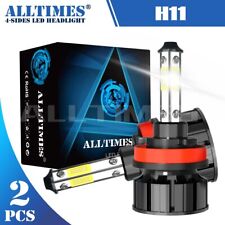 ALLTIMES LED Headlight H11 Low Beam Bulbs 8000LM 6000K Super Bright Mini White