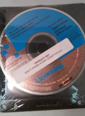 MICROSOFT 269-06937 OFFICE PRO 2003 WIN32 ENGLISH DISK KIT MVL C - Image 1 of 2