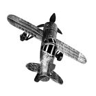  Model samolotu żelazny model samolotu rekwizyt vintage model samolotu biurko
