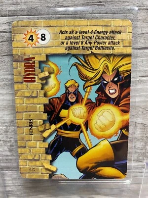 Marvel OverPower CCG Card Game Fleer Hydra FENRIS Energy & Power RARE - Image 1 of 2