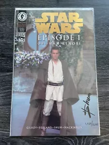 STAR WARS EPISODE 1. OBI-WAN KENOBI. # 1. SIGNED HOWARD M. SHUN COA - Picture 1 of 2