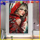 AU 5D DIY Full Round Drill Partial AB Diamond Painting Red Hood Girl Decor 45x75