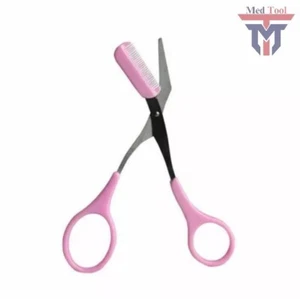 Mujer Damas Pro Recortador de Cejas Peine Pestañas Tijeras Cortador De Cabello Herramienta - Imagen 1 de 3