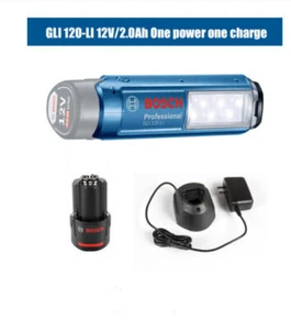 Bosch GLI 120-LI Rechargeable Light 6 LED lights 300 Lumens 12V LED Handheld - Picture 1 of 10