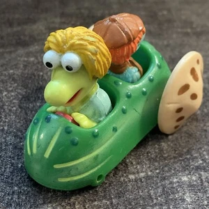 Vintage Fraggle Rock Pickle Car 1988 McDonald's Jim Henson #2 Wembley & Boober - Picture 1 of 5