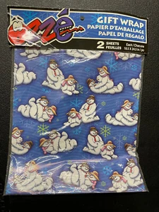 Adult Themed Christmas Gift Wrap Wrapping Paper Naughty Snowman - Picture 1 of 3