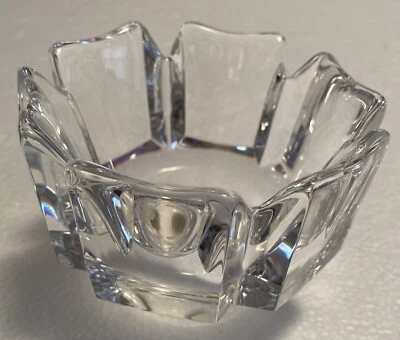 Hermoso cuenco redondo de cristal ORREFORS CORONA 4,5”.  ARTÍCULO A Foto 1 de 4