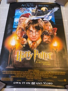 Póster Harry Potter y la piedra filosofal 40” por 27” 2001 una hoja #74 1 cara - Imagen 1 de 5
