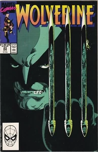 Wolverine #23 VF/NM (1990) Goodwin Byrne Black Cover - Picture 1 of 2