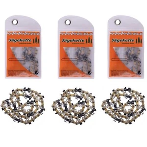 3 Sägeketten 3/8 1,1mm 50TG Vollmeißel kompatibel Stihl 019, 019T, 020,020T,021 - Bild 1 von 13