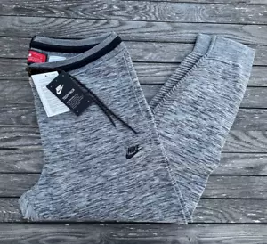 Nike Sportswear Tech Knit Fleece Joggers Carbon Heather and Black New XL $190 - Picture 1 of 24