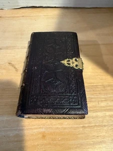 Antike Bibel - Altes & Neues Testament - gedruckt 1885 Tagebuch Typ Buch Inschrift - Bild 1 von 6