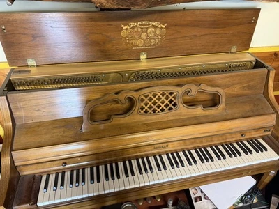 Piano vertical Kimball, 1962 H455, condição de trabalho - Imagem 1 de 3
