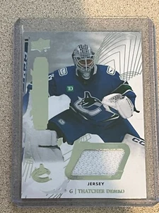 Thatcher Demko Game Used Jersey Patch 2022-23 Upper Deck Premier - Picture 1 of 2