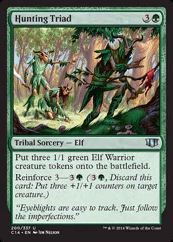 Hunting Triad ~ Moderately Played Commander 2014 MTG Magic UltimateMTG Green Car - Image 1 of 1