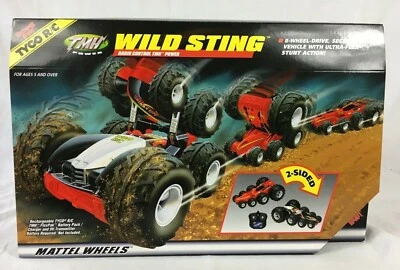 Vtg Mattel Tyco RC Wild Sting 8 Wheel Drive Vehicle + Flex Pak + Charger NIOP - Image 1 of 4
