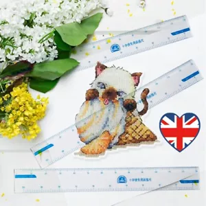 Cross Stitch Gauge Count Stitches Needles Sewing Ruler Cross-Stitch Accessories - Picture 1 of 10
