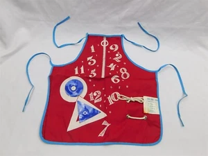 Vintage Toddler Child's Educational Apron For Manual Dexterity Fine Motor Skills - Picture 1 of 6