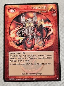 Magi Nation Duel - Ashgar - Vintage 2002 Rare (1st Edition) Cald Magi - Bild 1 von 6